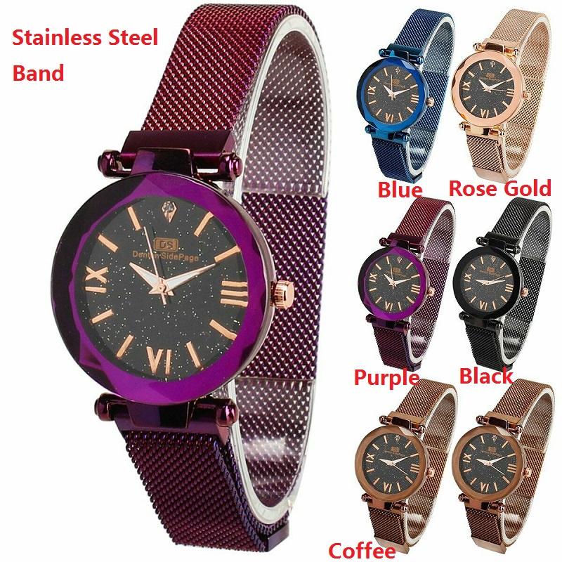 Premium Starry Sky Watch With Waterproof Design And Magnet Strap Buckle For All Occasions