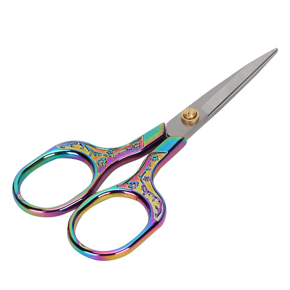 

Ретро ножницы, винтажные швейные ножницы для вышивки, игла для рукоделия, художественная работа Multicolor