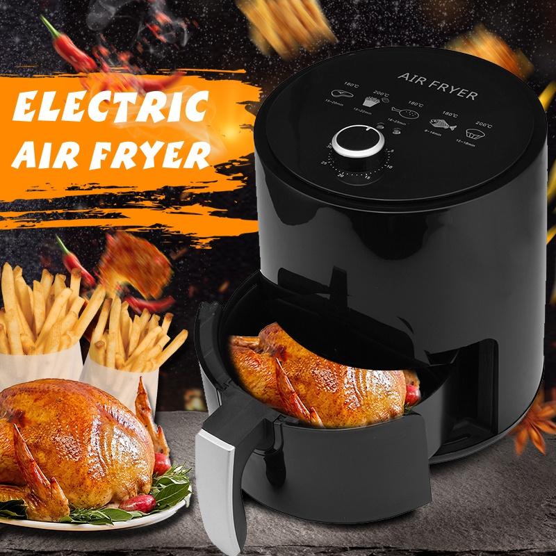 3.2L Chicken Household Oil free Air Fryer Health Fryer Pizza Cooker Multifunction Touch LCD Electric Deep Smart Air Fryer