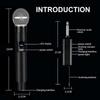 Wireless Dual Microphone Set for Karaoke, Stage, Home, and Outdoor Events