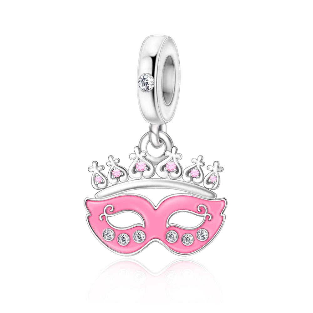 Classic Copper King Of The Forest Beads & Shiny Crown Dangle Charm Fit Bracelet & Necklace Beautiful Jewelry Gifts