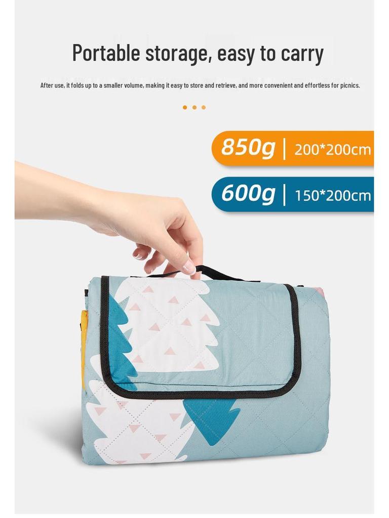 Wasserdichte Outdoor-Picknick- und Rasenmatte – Ultraschallverdickt