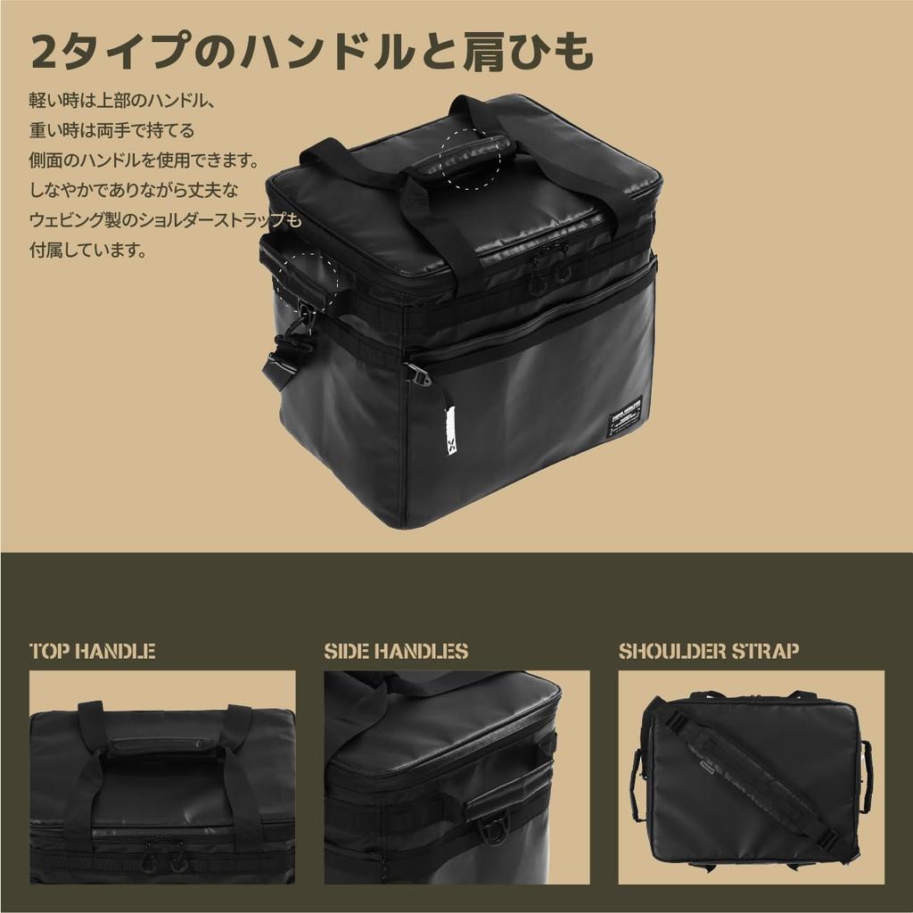 CAMVIL Cooler Box 33L Large Capacity Foldable Container PE Insulation Cooler Box for Both Cooling and Warming Lightweight Waterproof Outdoor Camping