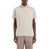 Emporio Armani Solid Color Short Sleeve Polo Shirt Men Tops Light-Brown EM000858-AF12955-U1098