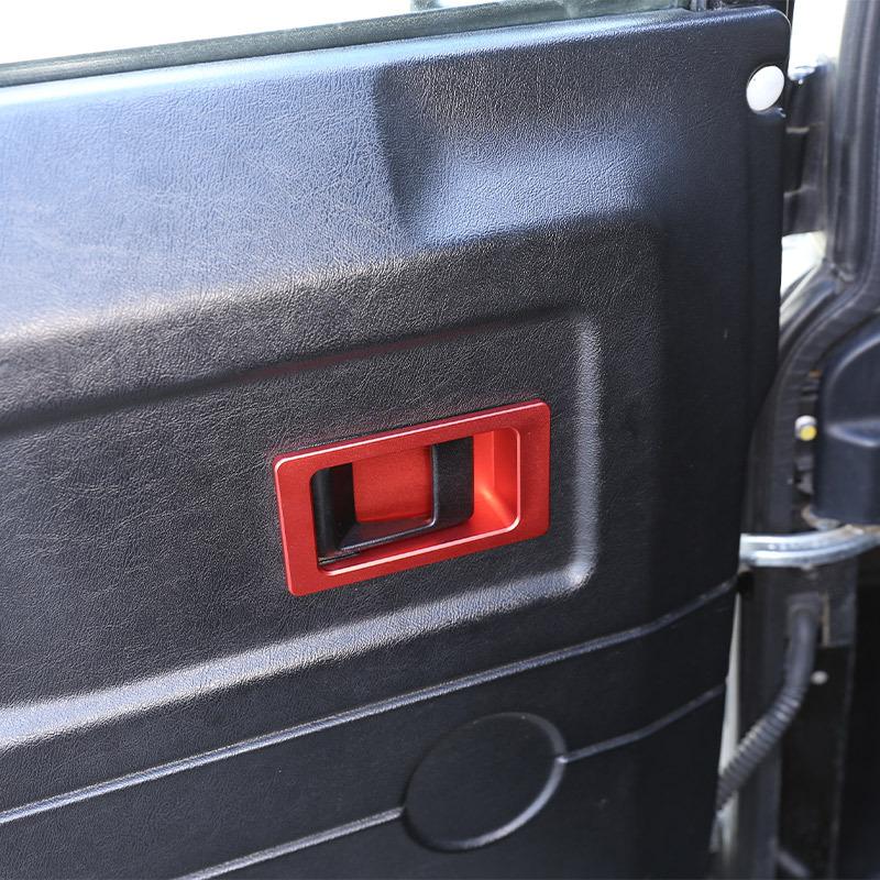 For Land Rover Defender 90 110 2004-18 Aluminum alloy Car Door Inner Door Bowl Decoration Accessories Retrofit Replacement Parts