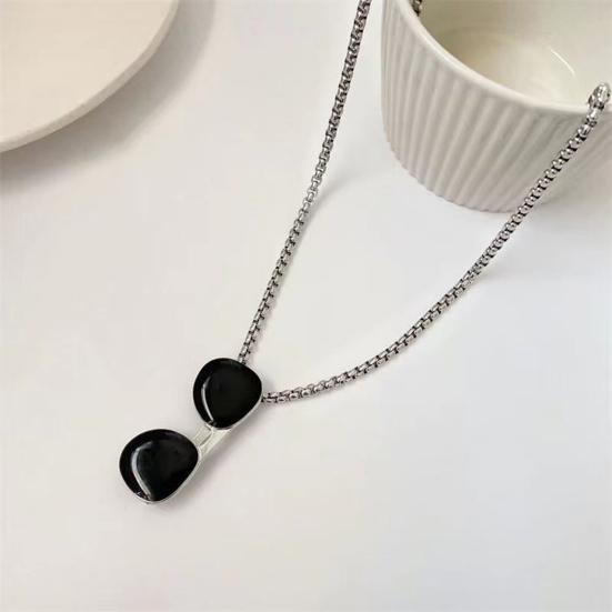 Yousheng Sweater Necklace Hip Hop Minimalist Casual Hypoallergenic Alloy Gift Jewelry Accessories Men Women Sunglasses Pendant Long Chain for Daily