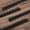 Reusable Japanese Chopsticks Non-Slip Black Chopsticks Chinese Chopsticks  Kitchen Tableware