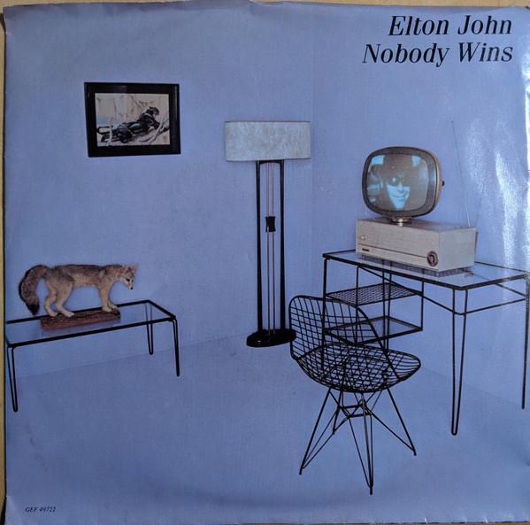 

7inch Record ELTON JOHN Nobody Wins GEF49722 Geffen Records 1981 US Rock Used