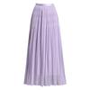 Reversible Pleated Mesh Patchwork Skirt - Spring/Summer 2026 Bean Pleats, Slimming Versatile Style