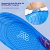 2Pcs/4Pcs New Silicone Shock-absorbing Insoles Soft Elastic Comfort Shoe Pads Men's and Women's Sports Running Insole
