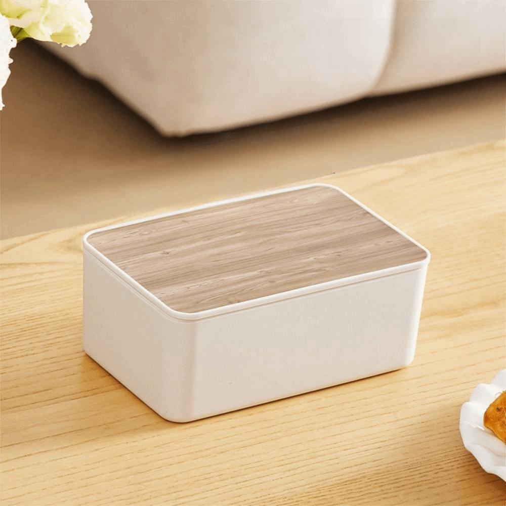 Ausziehbare Aufbewahrungsbox für Feuchttücher mit Deckel Taschentuchspender Praktischer Behälter für Feuchttücher Wohnzimmer