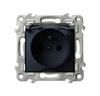 Sapphire Weatherproof Socket Ip44 With Flap Grey