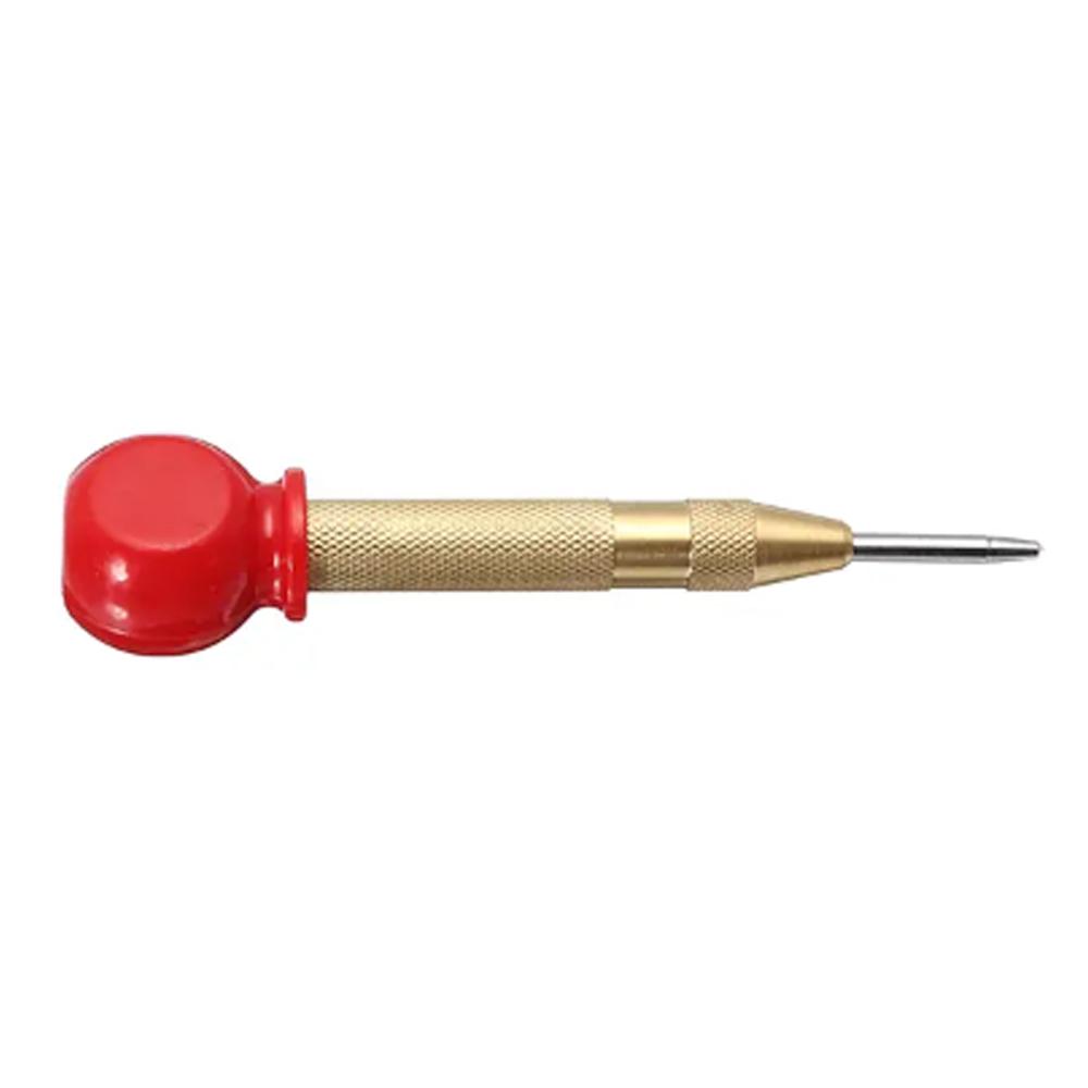 Automatic Spring Loaded Center Punch Glass Breaker Window Puncher Drill Bit Center Punch Eyelet