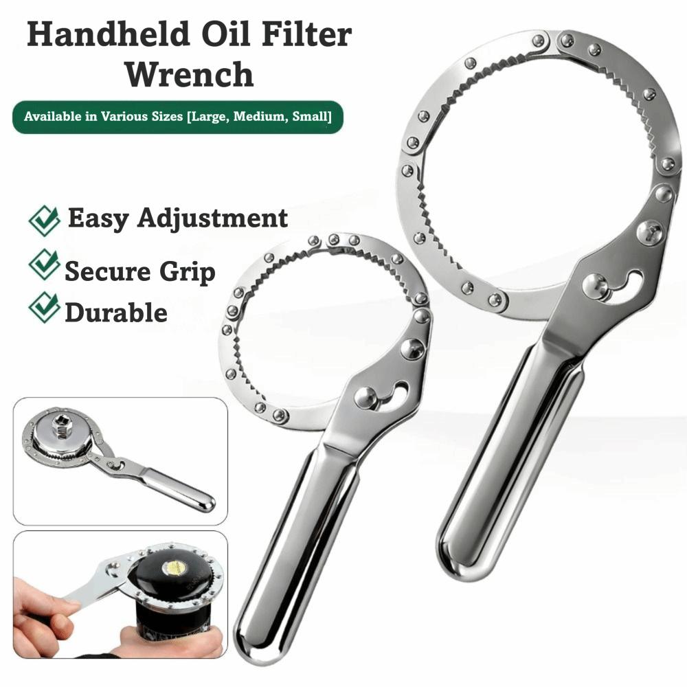 Chain Reinforcement Oil Filter Wrench Durable Chain Reinforcement Wrench Automotive Use