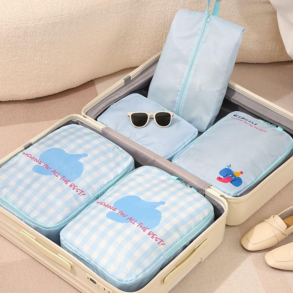 4Pcs Large Capacity Compressed Travel Clothes Bag Foldable Clothes Storage Bag  Travel