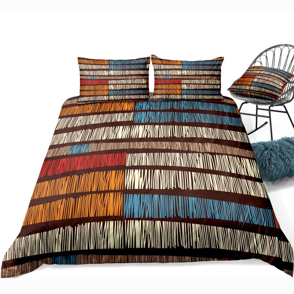 African Print Bedding Sets Bed Sets Duvet Cover Set Pillow Covers Luxury Bohemia Decoration Textile Bohemian Style NO Bed Sheet