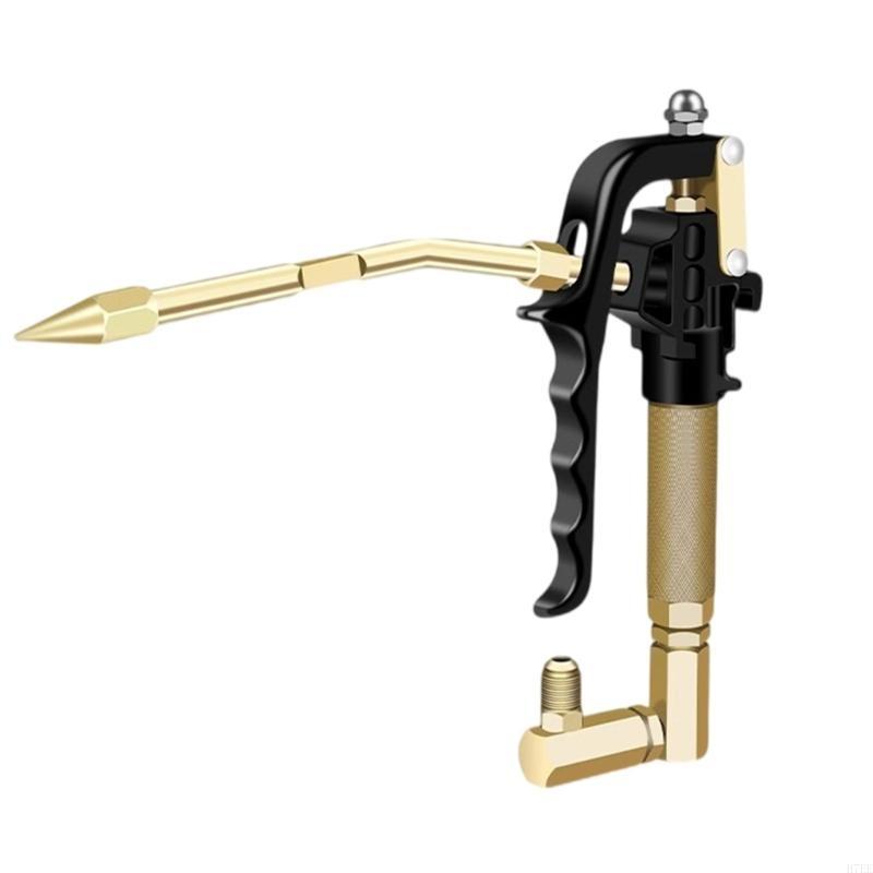 H7EE Universal Yellow Tubing Pneumatic Greases Injectors Nonslip Rubber Handle