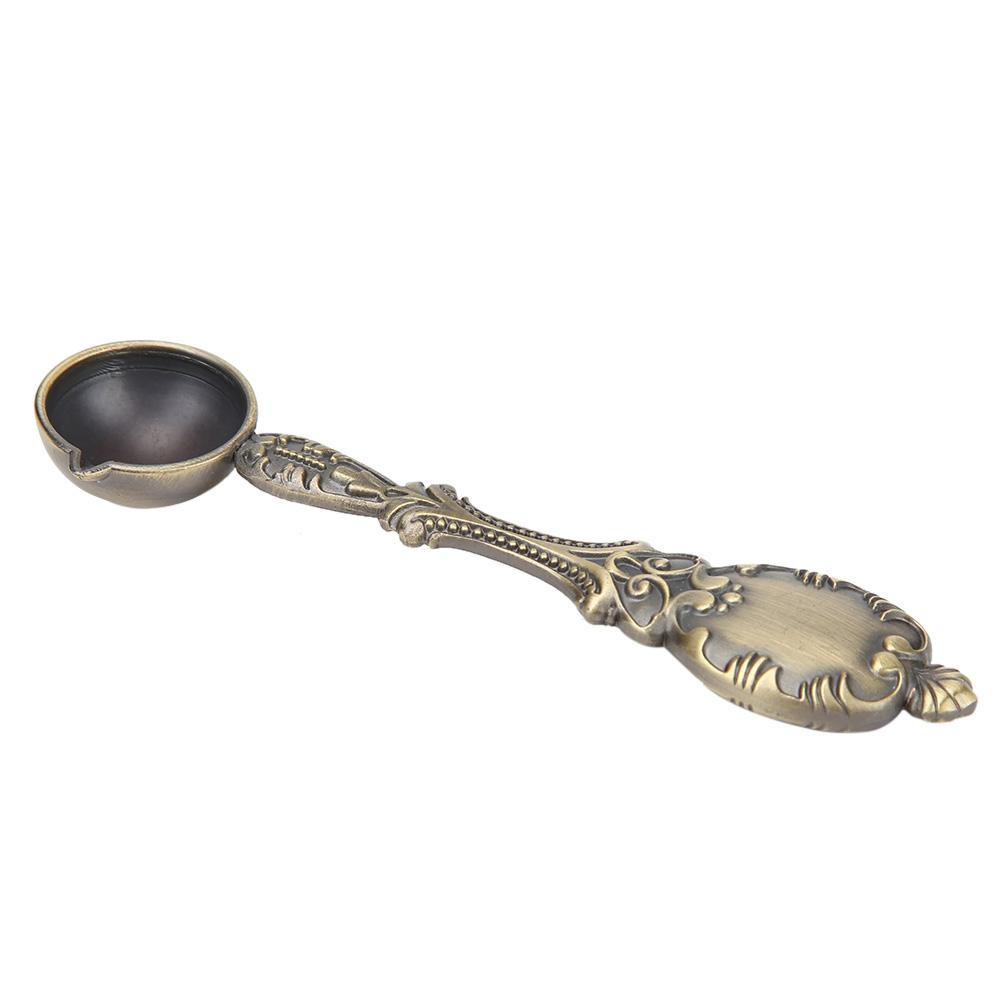 D5 Copper Fire Paint Sealing Wax Spoon Melting Firing Stamp Metal Tools Fire Lacquer Seal Fire Lacquer Spoon Melting Wax Seal