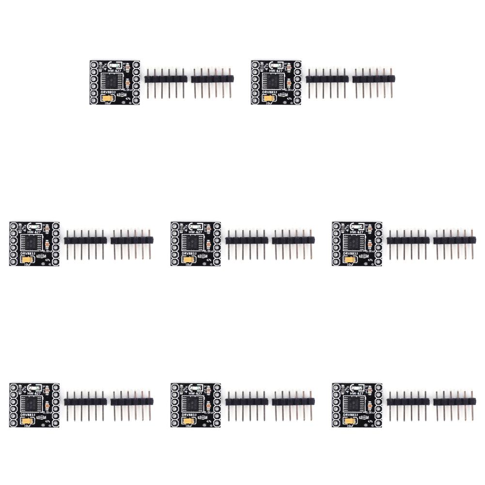 5-10 Stück DRV8833 Motor-Treiber-Modul 6-Pin DC-Getriebemotor-Treiber 1,5A Einzel-H-Brücke Leiser Schrittmotor-Treiber für Arduino