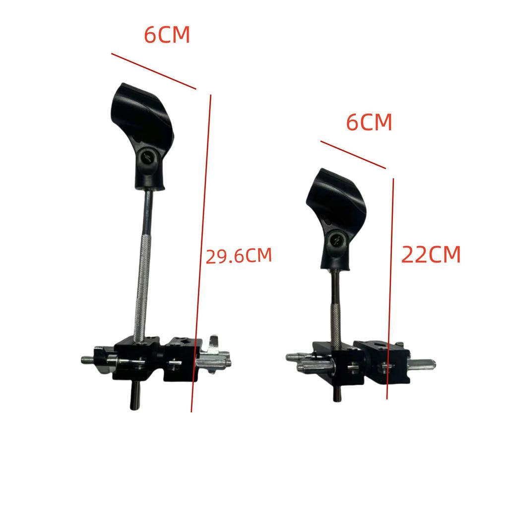 Jazz Drum Series Multi-functional Stand with Universal Double-sided Clamp for Tom Drums and Microphones