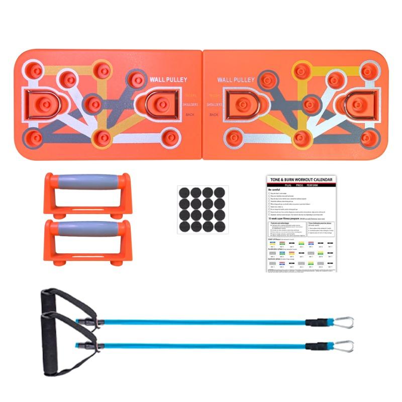 

Многофункциональная доска для отжиманий Тренировка грудных мышц Фитнес Турник для отжиманий оранжевый