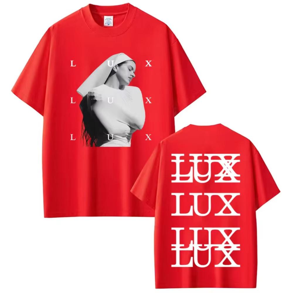 Fashion Printed Tshirt Singer Lux Rosalia for Unisex Women 2026 Summer New Harajuku Oversized Y2K Tshirt Retro Breathable Tshirt