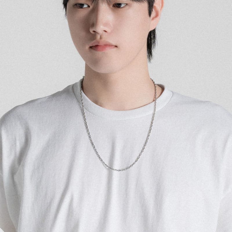 BICYCLE TROPHY S.S chain necklace 24 (all surgical steel / rope)