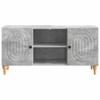 TV Cabinet Concrete Grey 102 x 34.5 x 50 cm Particleboard