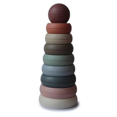 Mushie Stacking Ring Ring Stacking Ring Tower Stacking Ring Plastic Toy, Original, Korean Baby Products