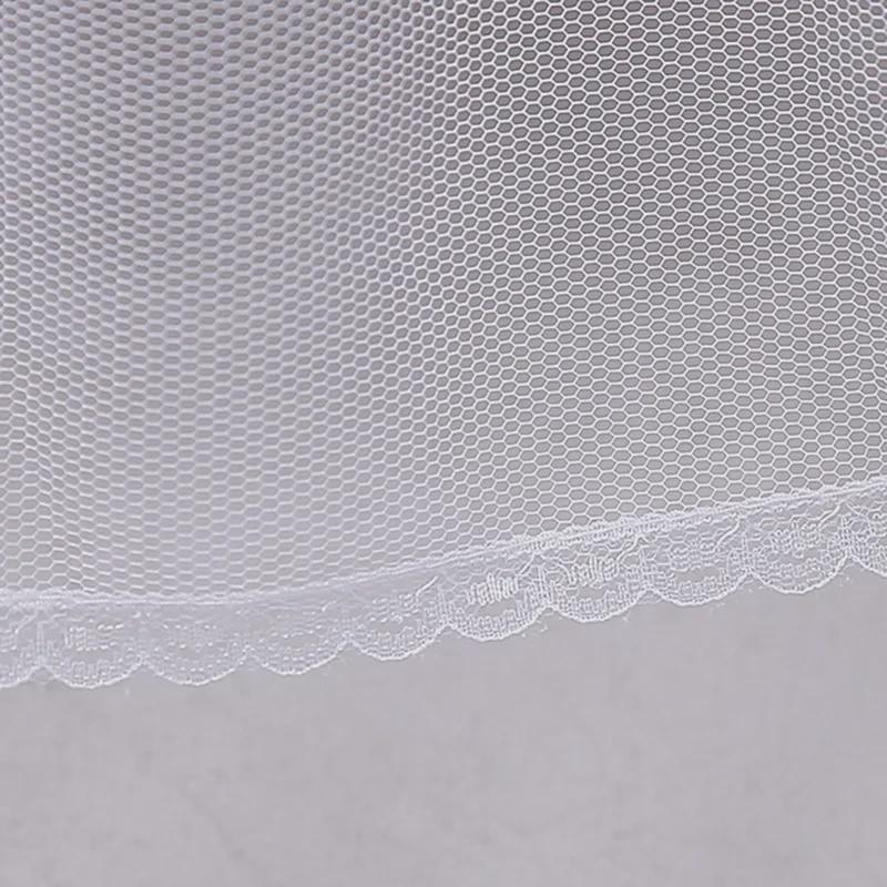 Large Two-Layer White Boneless Flower Girl Princess Skirt - Performance Costume Skirt for Girls