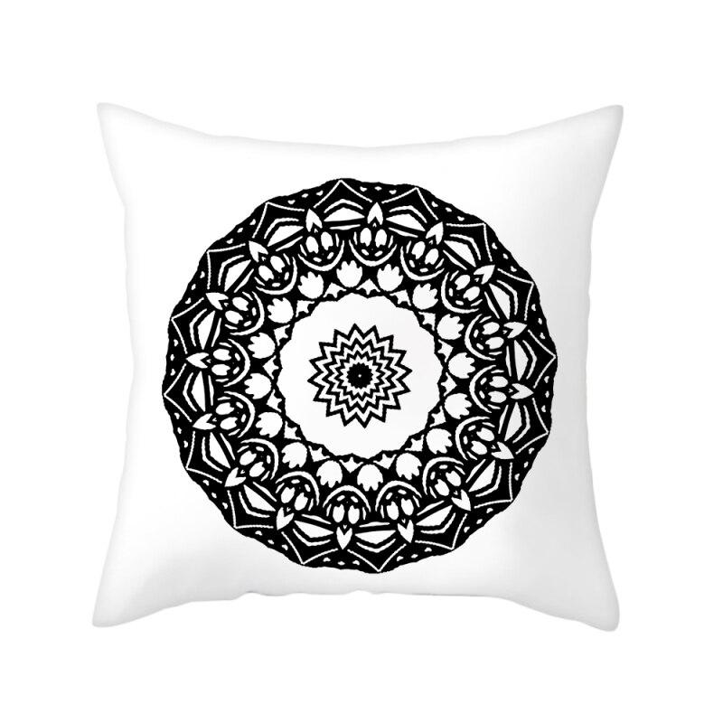 mandala throw pillow