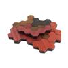 Wooden Hexagon Puzzle For Kids With Colorful Geometric Blocks For Brain Development