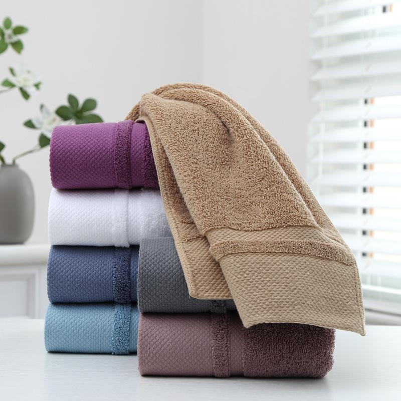 Cotton 16 Spiral Hair Platinum Forging Hotel Towel Bath Towel Plain Broken Gift Face Towel Beach Towel