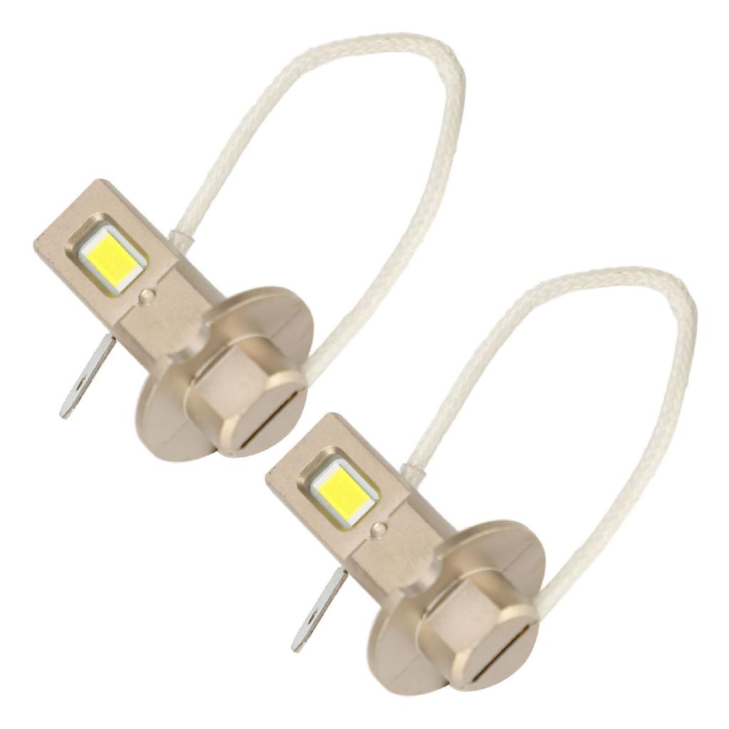 H3 LED Scheinwerferlampen Universal Superhell Plug and Play 6000K 2500 lm Auto LED Scheinwerferlampen