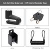 Motorcycle Bicycle Disc Brake Lock with Reminder Rope