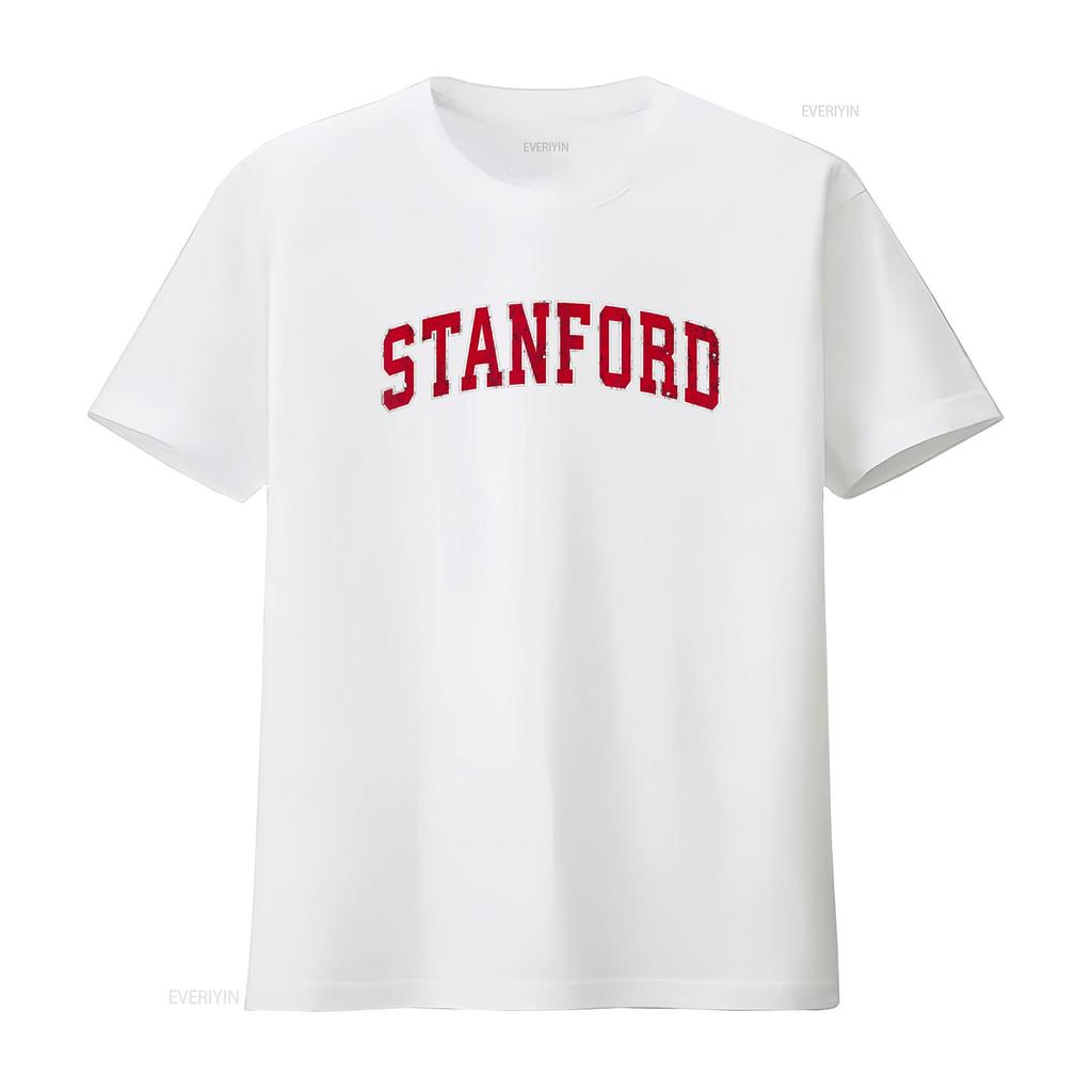 Stanford California CA Vintage Sports Design Red T Shirt Vintage Washed Breathable Graphic Top For Everyday Wear