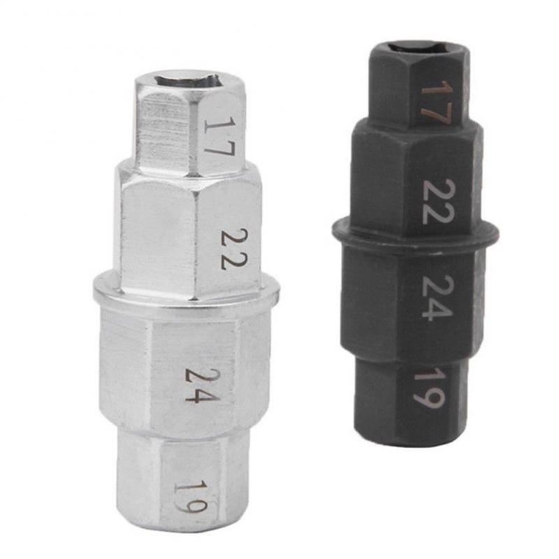 Motorcycle Spindle Wheel Removal Tool  Motorcycle Front Wheel 17/19/22/24mm Shaft Hexagon Socket Repair Tool for Suzuki Honda