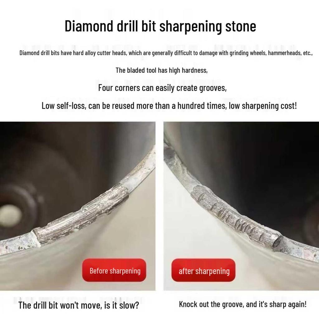 Diamond Core Drill Bit Resharpening Tool for New & Old Bits