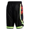 Adidas Originals Fstv Short Breathable Moisture-Wicking Casual Shorts Men Shorts Black Green Sun-Red GJ7767