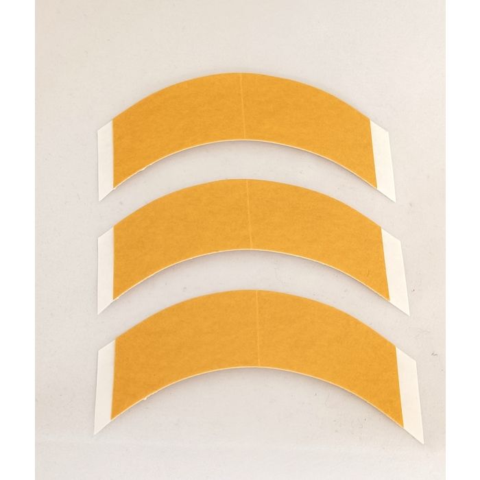 Adhésif toilé jaune frontal