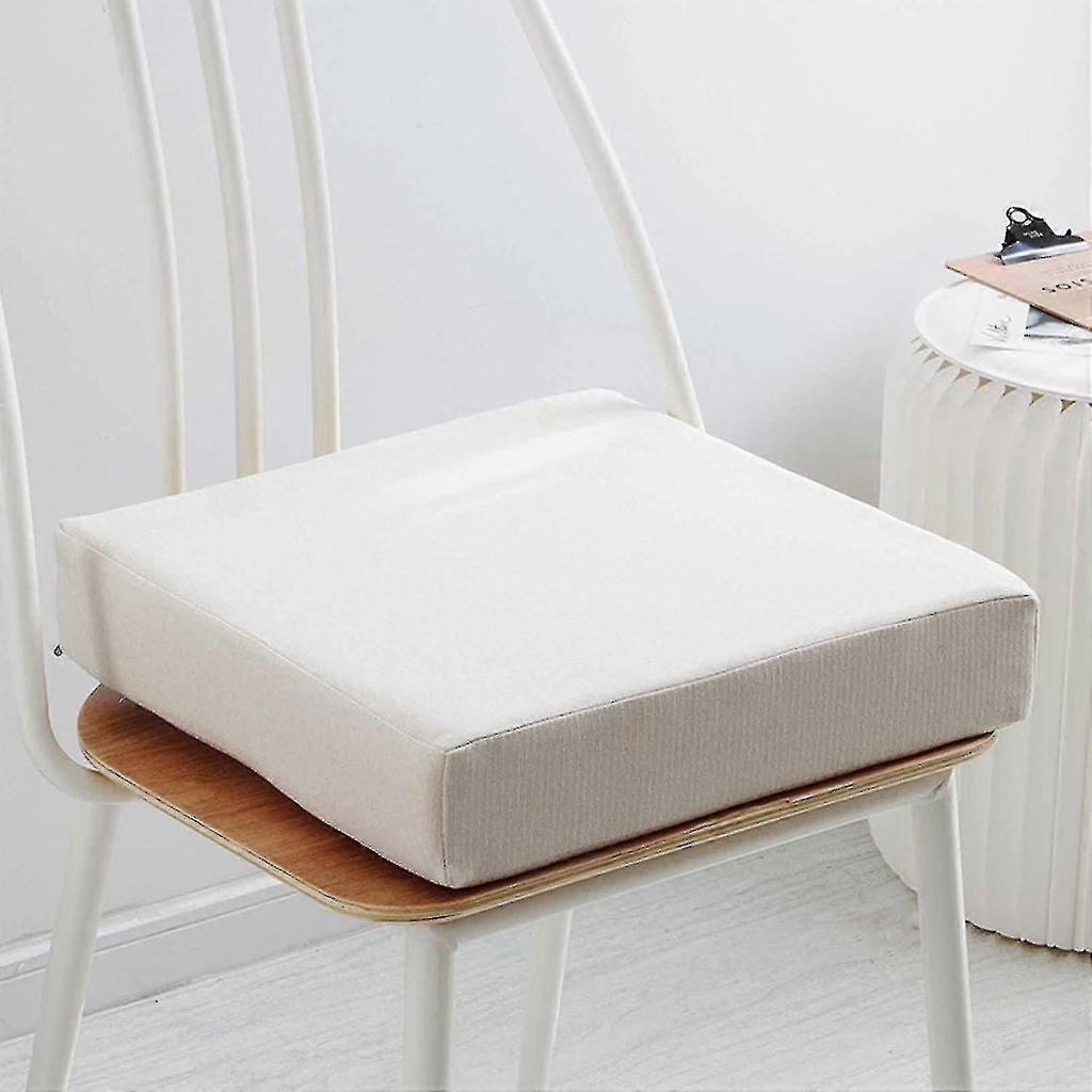 High Density Foam Cushion Lightweight Comfortable Sitting Cushion For Home Living Room Dining Chairs-45*45*5cm-Indigo