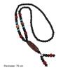 Agates Pendant Sweater Chain Girl Necklace Fashion Jewelry Men Necklace Ethnic Style Necklace