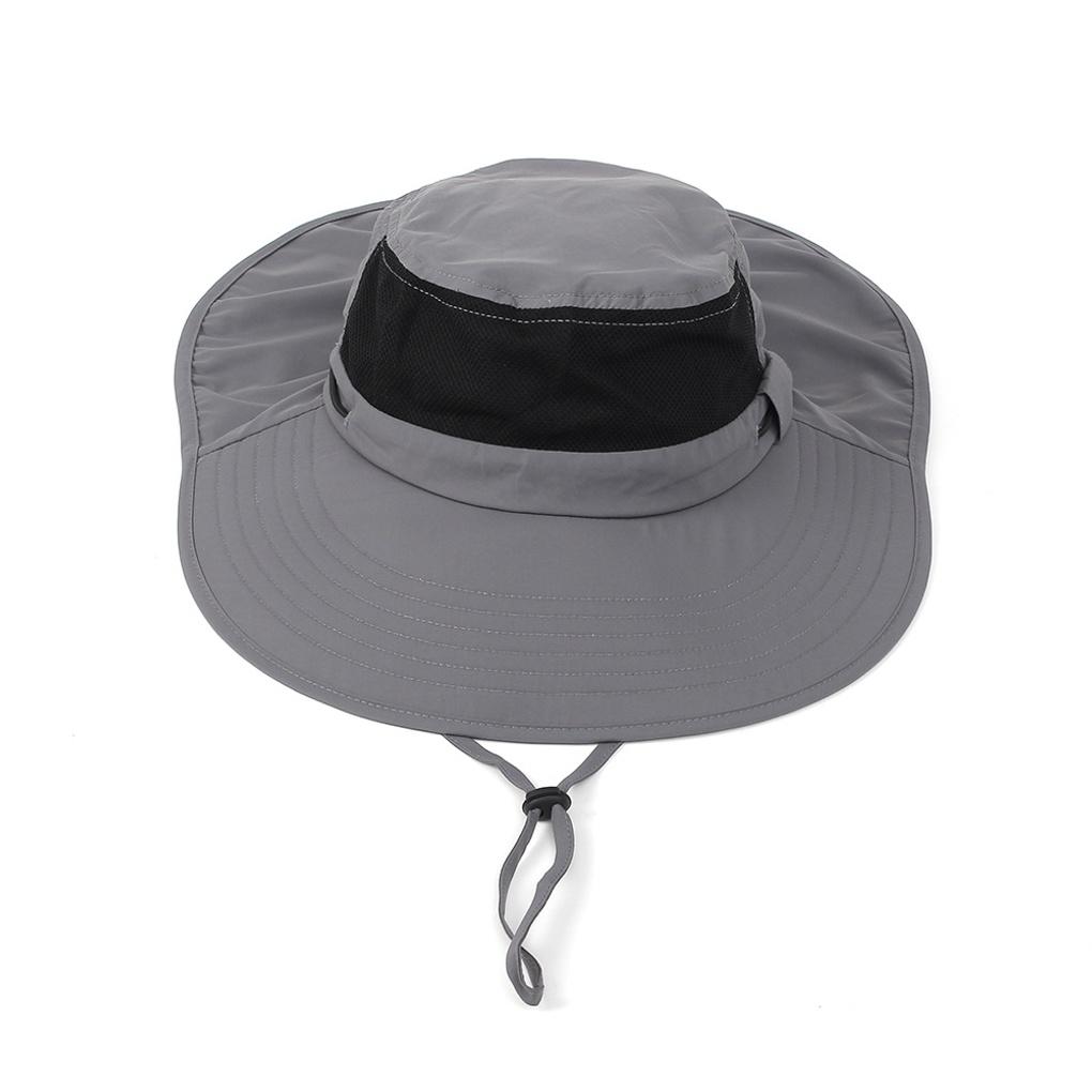 Sunblock Outdoor Hat (Gray) Hiking Outdoor Fishing Hat