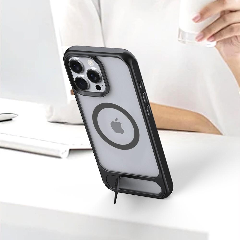 For IPhone 16 Promax Skin Magnetic Phone Case for Apple 15 Diagonal Stand Phone Case