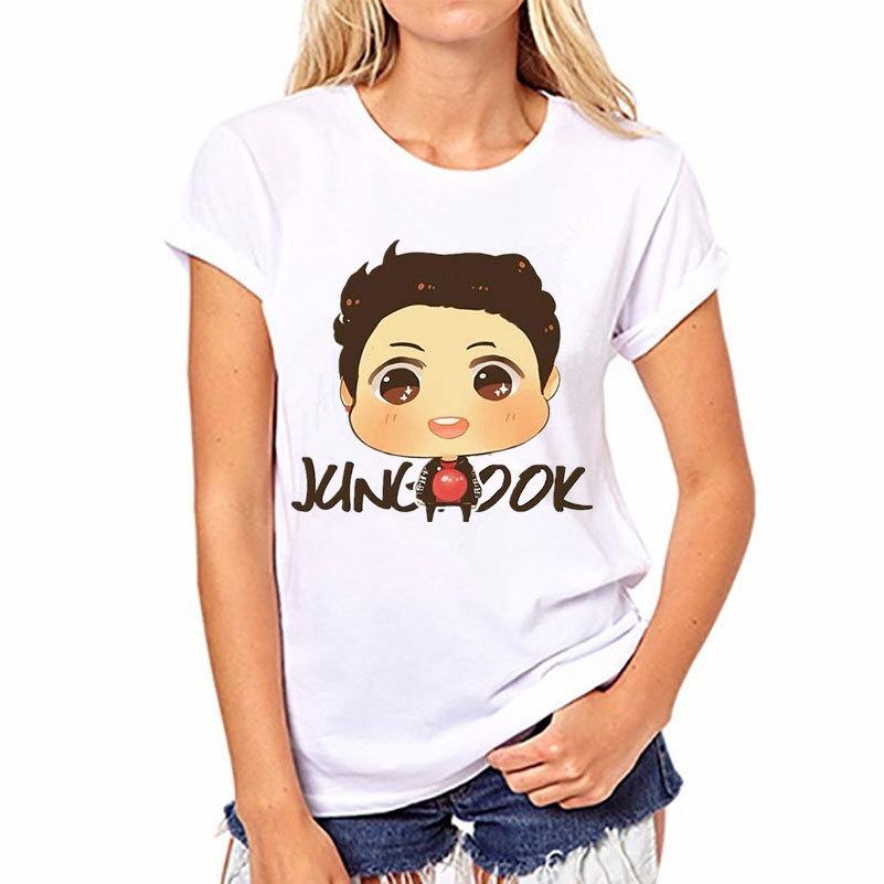 Bangtan Kpop Bts Boys Short Sleeve Women Tops Tshirts Jin Jimin Suga Jhope Rm