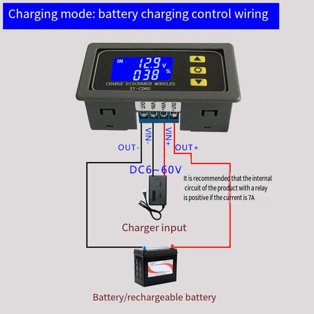 For Battery Testing Battery Charger Discharger Battery Protection Module Multi-function Test Instrument Setting Charging Time