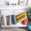 Removable and Washable Leg-Clamping Bolster Pillow - Cylindrical Bed Gap Filler with Imitation Cotton Linen.