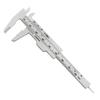 4PCS  80 mm Mini Plastic Calipers Verniers Calipers Double Scale Sliding Gauges Measuring Tool Student Office Use