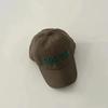 Korean Style Letter Embroidery Baseball Cap Cotton Children's Sunhat Boys Girls Baseball Hat  Kids