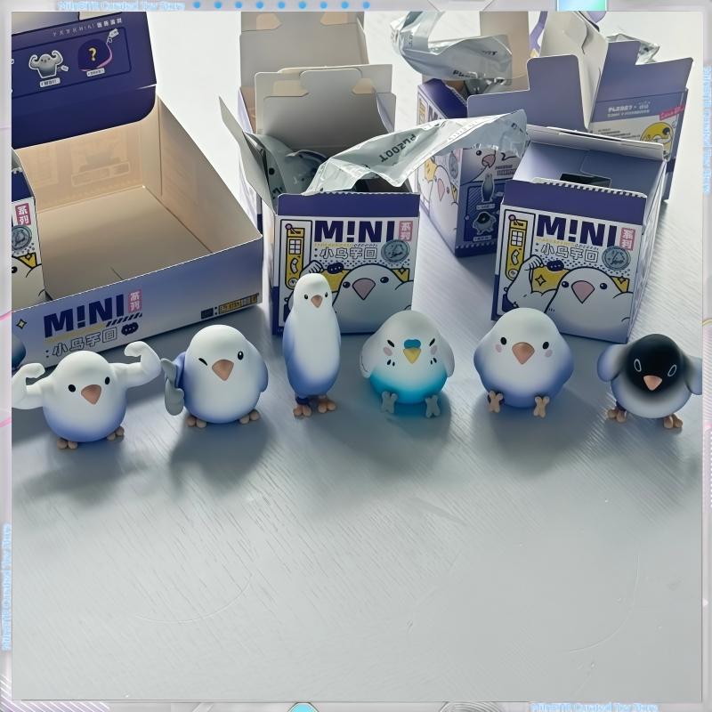 Q Version Small Taro Dumpling Bird Blind Box Cute Desktop Decoration Toy Third Projectile What Bird Thing Trendy Gift